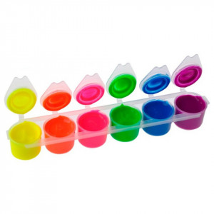 Tempera 6 culori neon x 15ml/set MP Colours PP162-02