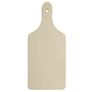 Tocator lemn dreptunghiular cu coada 26,5x11,5x1,6cm - Img 1