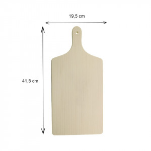 Tocator lemn dreptunghiular cu coada 41,5x19,5x1,6cm 111026 - Img 2