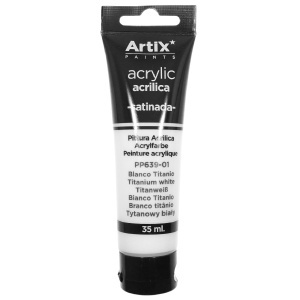 Vopsea acrilica 35ml Artix alb de titan PP639-01