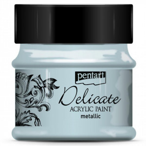 Vopsea acrilica Delicat metalizata 50ml Pentart 293** - Img 5