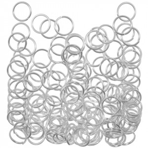 Zala argintie simpla 10x1mm 25g (140buc)