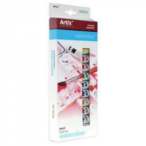 Acuarela 12 culori x 12ml/set Artix PP171