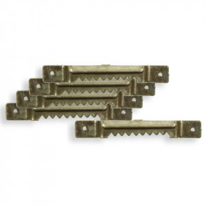 Agatatoare tablou crocodil aurie 5,8x0,8cm 5/set X16
