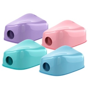 Ascutitoare plastic 1 container culori pastel ErichKrause 60031