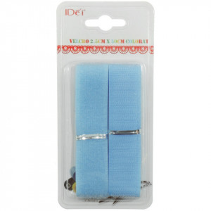 Banda scai (velcro) bleu 2,5x50cm 055916