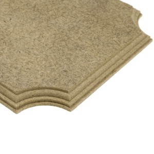 Blat mdf dreptunghiular cu colturi decupate 23x10,5x0,7cm ZP543 - Img 2