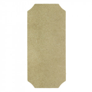 Blat mdf dreptunghiular cu colturi decupate 23x10,5x0,7cm ZP543 - Img 2