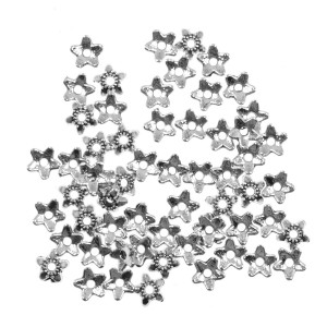 Capacel metalic argintiu inchis model 23 6x2mm 10g