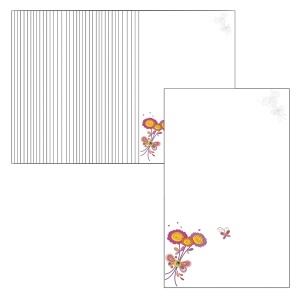 Cartonas martisor model-07 flori 9x5,4cm 50/set