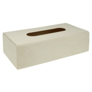 Cutie placaj cu lemn dreptunghiulara pentru servetele 25,7x12x7,5cm CS1