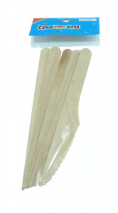 Cutite lemn 16,5cm 6/set Colorarte A675 - Img 2
