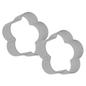 Decupator metalic floare 5cm 2/set T05140