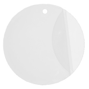 Disc plexiglas transparent cu gaura 12cm
