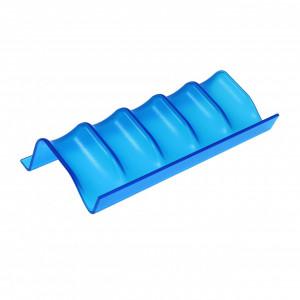 Display plastic albastru pentru sticlute uleiuri esentiale 14,5x7,5cm 3923100000