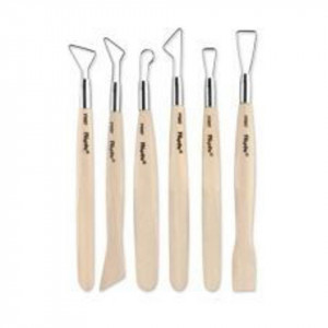 Ebosor si debosor lemn pentru modelaj 6/set Artix PY007 - Img 2
