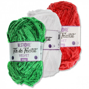 Fir poliester plusat pentru tricotat 50g/scul Velvet 04607*