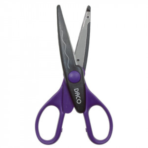 Foarfeca cu model maner mov/negru model-6 16cm Daco FF420