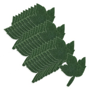 Frunza iedera pasla verde 3,2x4cm 50/set