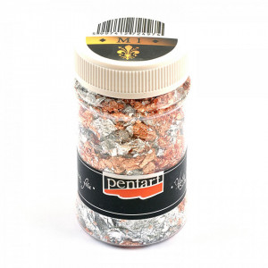 Fulgi foita imitatie schlagmetal (tamise) 1g Pentart M - Img 2