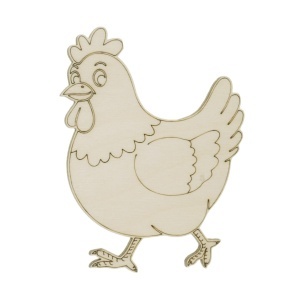 Gaina placaj pirogravat 9x7cm