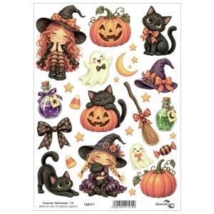 Hartie de orez pigment Toamna, Halloween - 14 20x27,5cm