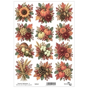 Hartie de orez pigment Toamna, Halloween - 4 20x27,5cm