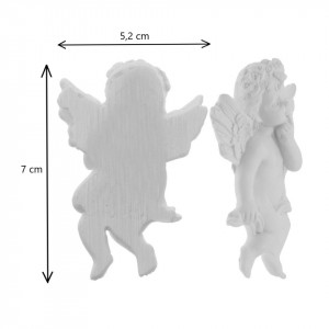 Inger rasina alba model-3 static 5,2x2x7cm DD56442 - Img 2