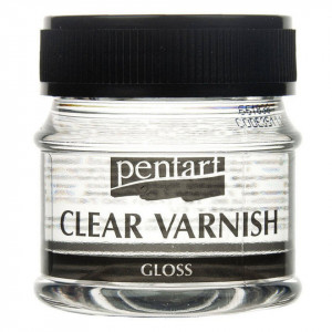 Lac lucios clear pe baza de solvent 50ml Pentart 35111