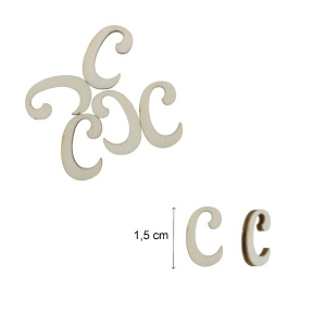 Litera placaj 1,5cm 5/set - Img 2
