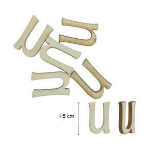 Litera placaj 1,5cm 5/set - Img 22