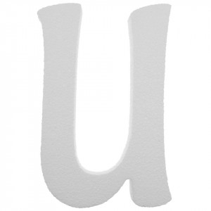 Litera polistiren dens -U- 30x19,5x2cm font Aladin