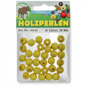 Margele lemn rotunde 12mm 35/set Meyco 404 - Img 6
