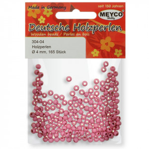 Margele lemn rotunde 4mm 165/set Meyco 304 - Img 5