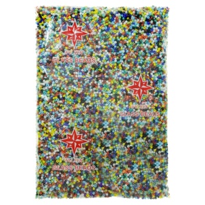 Margele nisip rotunde multicolor lucios 2 2mm 440g
