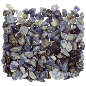 Margele tip semipretioase chips lapis lazuli 65g