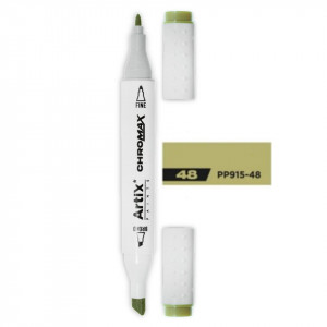 Marker pe baza de alcool cu 2 capete varf rotund si tesit 1mm/2-5mm Artix PP915 - Img 6