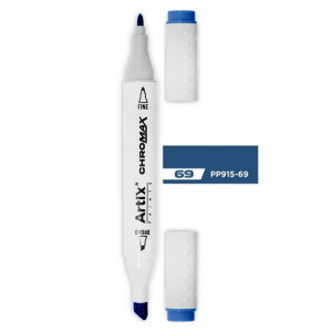 Marker pe baza de alcool cu 2 capete varf rotund si tesit 1mm/2-5mm Artix PP915 - Img 36