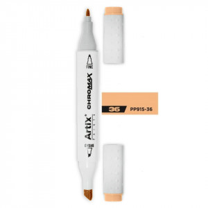 Marker pe baza de alcool cu 2 capete varf rotund si tesit 1mm/2-5mm Artix PP915 - Img 66