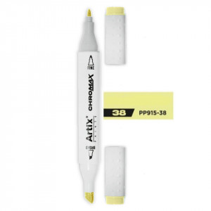 Marker pe baza de alcool cu 2 capete varf rotund si tesit 1mm/2-5mm Artix PP915 - Img 84