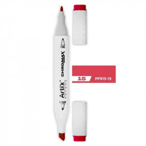 Marker pe baza de alcool cu 2 capete varf rotund si tesit 1mm/2-5mm Artix PP915 - Img 104