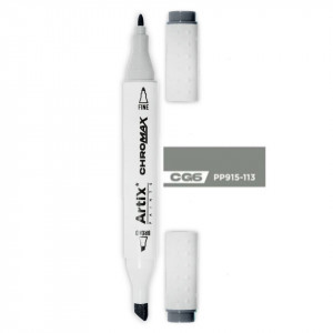 Marker pe baza de alcool cu 2 capete varf rotund si tesit 1mm/2-5mm Artix PP915 - Img 114