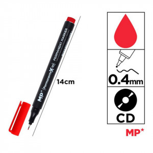 Marker permanent varf 0,4mm pentru CD/DVD MP PE4**-S - Img 2