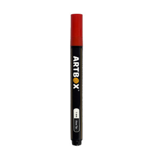 Marker vopsea acrilica varf 1mm Artbox AX5010R233 rosu