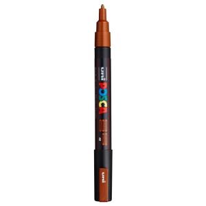 Marker vopsea pe baza de apa varf 0,9-1,3mm Uni Posca pc-3m - Img 29