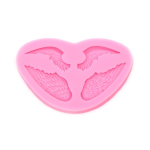 Matrita silicon aripi 11,5x7,1x0,9cm 825110 roz