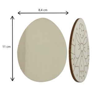 Ou placaj pirogravat model-1 11x8,4cm - Img 2