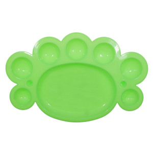 Paleta pictura plastic verde 8 compartimente 16x10cm - Img 2