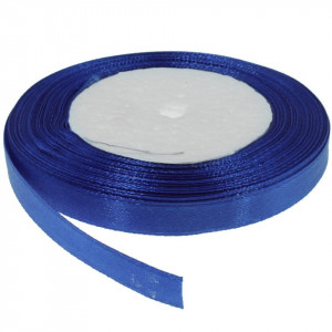 Panglica satinata albastru regal 10mm x 21m/rola