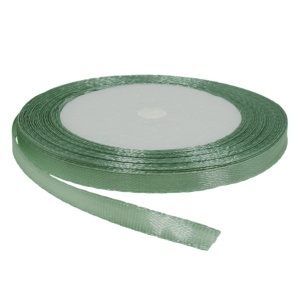 Panglica satinata verde oliv 6mm x 21m/rola